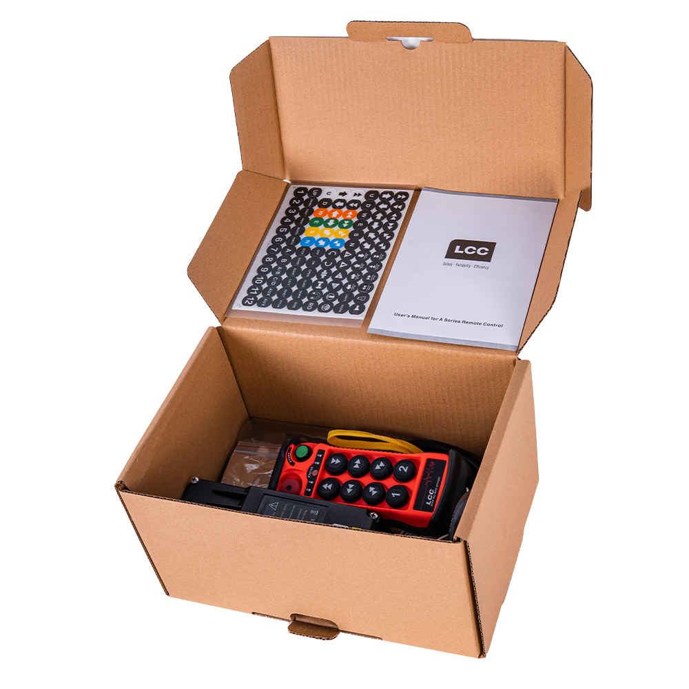 Produttore LCC QA800 8 pulsante Truck industriale Crane Wireless Switch Controller Controlli radio per il sollevamento