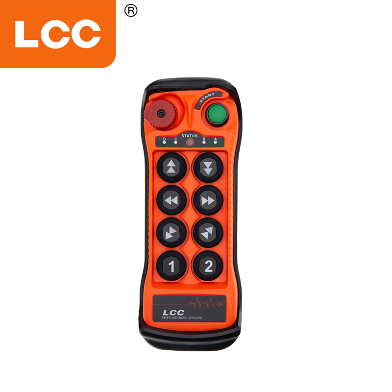Produttore LCC QA800 8 pulsante Truck industriale Crane Wireless Switch Controller Controlli radio per il sollevamento