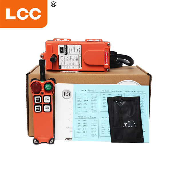 Telecomando per pompa per calcestruzzo a 4 pulsanti LCC F21-4S