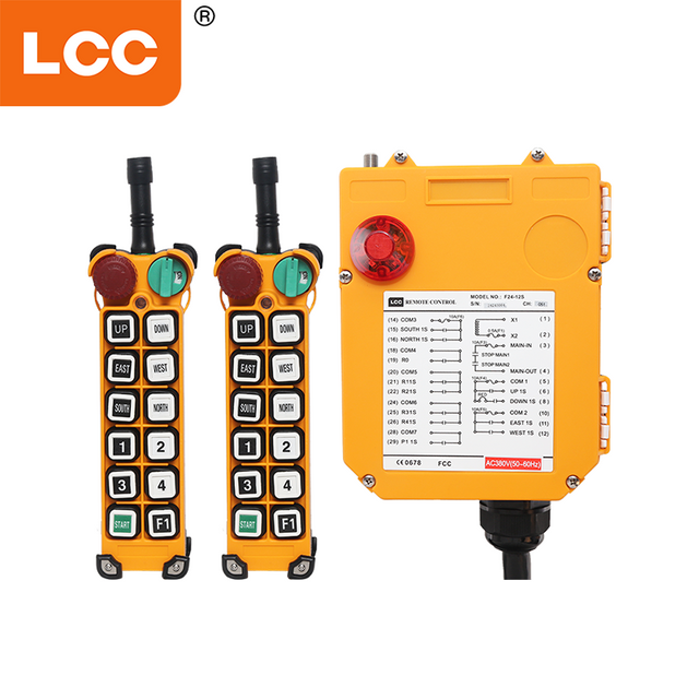 F24-12S 12 CANALI Sistema di controllo telecomandato di radio elettrica industriale