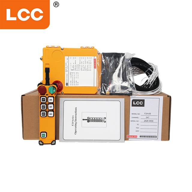 F24-6S Controllo motorio della gru con telecontrollo industriale di telecontrolo industriale 