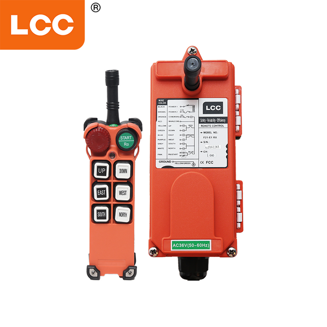 Telecomando per gru a 6 pulsanti 433 MHz LCC F21-E1