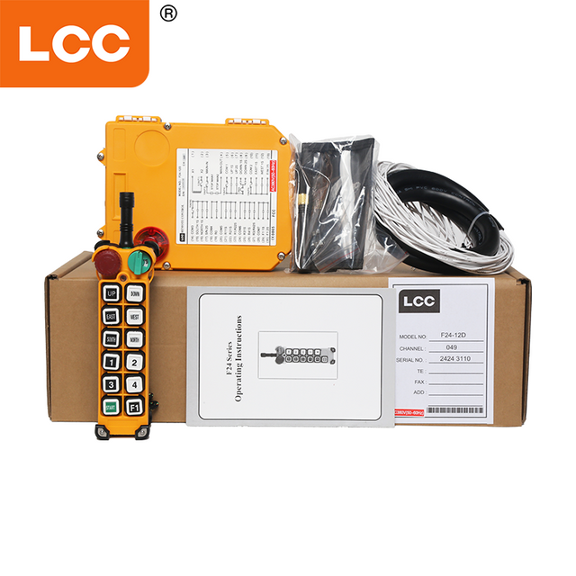 F24-12d 12V 24V 24V Verturio Wireless Industrial Crane Radio Control
