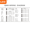 Telecomando wireless per paranco industriale a 8 pulsanti Q808