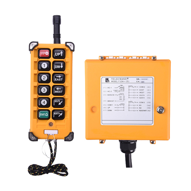 F23-A++ Interruttore di controllo remoto wireless RF impermeabile 24v 8 canali
