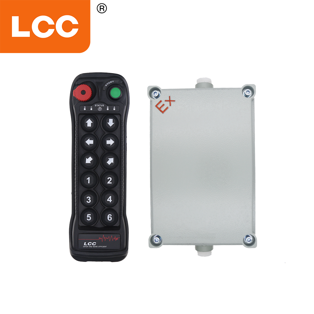 LCC BQ1200 Attrezzatura idraulica wireless antideflagrante Telecomando anti-esplosione per attrezzature di sollevamento del paranco