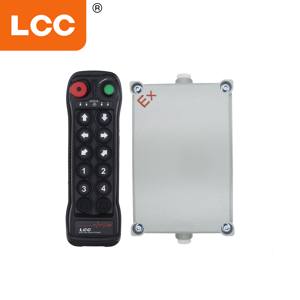 LCC BQ1000 Telecomando wireless antideflagrante a 10 pulsanti antideflagrante per gru a torre in aree pericolose