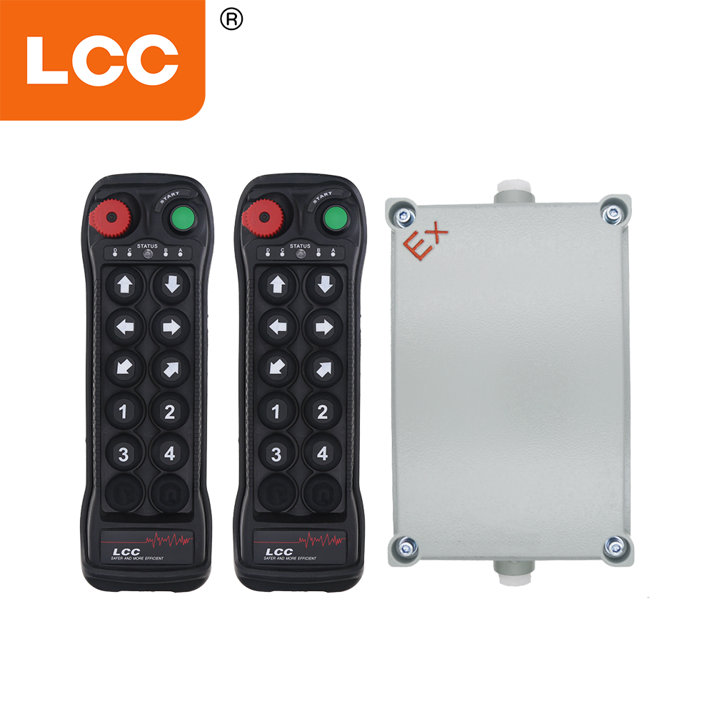 LCC BQ1000 Telecomando wireless antideflagrante a 10 pulsanti antideflagrante per gru a torre in aree pericolose